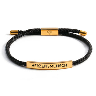 Herzensmensch Armband Seilarmband Simple Pledge