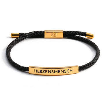 Herzensmensch Armband Seilarmband Simple Pledge